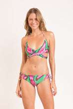 Load image into Gallery viewer, Model Front: Rio De Sol Bottom Bottom Parrots Madrid
