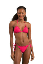 Load image into Gallery viewer, Model Front: Rio De Sol Bottom Bottom Dots-Virtual-Pink Frufru
