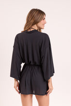 Load image into Gallery viewer, Image 08: Rio De Sol Kaftans / Cover Ups Black Kimono