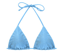 Load image into Gallery viewer, Product Front: Rio De Sol Top Top Shimmer-Baltic-Sea Tri-Inv