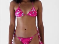 Load and play video in Gallery viewer, Video: Rio De Sol Bottom Bottom Pink-Palms Frufru
