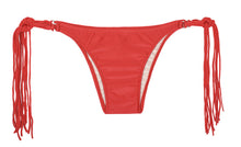 Load image into Gallery viewer, Product Front: Rio De Sol Bottom Calcinha Franja Red