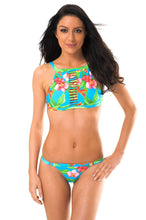 Load image into Gallery viewer, Image 05: Rio De Sol Top Soutien Aloha Cropped Tiras