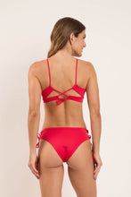 Load image into Gallery viewer, Model Back: Rio De Sol Top Top Matte-Red Camille