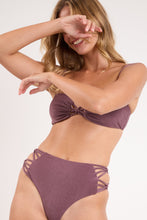Load image into Gallery viewer, Image 07: Rio De Sol Set Set Malibu-Ebano Bandeau-Iris Highwaist-Spin-Iris
