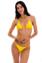 Load image into Gallery viewer, Model Front: Rio De Sol Bottom Bottom Uv-Melon Cheeky-Fixa
