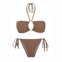 Load image into Gallery viewer, Product Front: Rio De Sol Set Set Sand-Capset Tribu-Flow Lia Cheeky-Tiepuccino Tayra Lacinho
