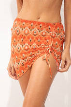 Load image into Gallery viewer, Gallery: Rio De Sol Beach Skirt Maracai Mini Skirt Ruched

