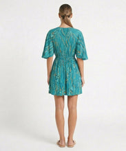 Load image into Gallery viewer, Model Back: Rio De Sol Mini Dress Rain Mini Dress
