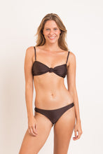 Load image into Gallery viewer, Model Front: Rio De Sol Bottom Bottom Shimmer-Coffee Essential
