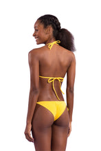 Load image into Gallery viewer, Model Back: Rio De Sol Bottom Bottom Malibu-Yellow Cheeky-Tie
