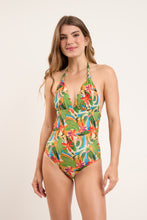 Load image into Gallery viewer, Model Front: Rio De Sol One-Piece Tropical Mel-Op
