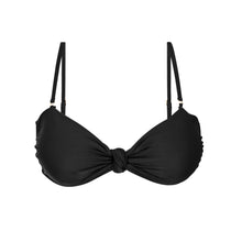 Load image into Gallery viewer, Product Front: Rio De Sol Top Top Touch-Black Bandeau-Joy
