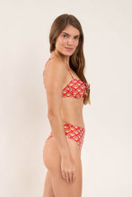 Load image into Gallery viewer, Image 04: Rio De Sol Top Top Floral-Scales Balconet-Tie
