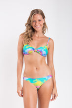 Load image into Gallery viewer, Model Front: Rio De Sol Top Top Fusion Bandeau-Joy
