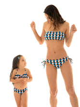 Load image into Gallery viewer, Model Back: Rio De Sol Girl's Two-Piece Geometric Kids
