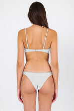 Load image into Gallery viewer, Model Back: Rio De Sol Set Set Shimmer-White Bandeau-Knot Essential
