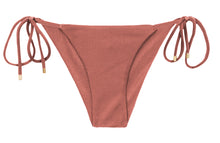 Load image into Gallery viewer, Product Front: Rio De Sol Bottom Bottom Shimmer-Copper Cheeky-Tie
