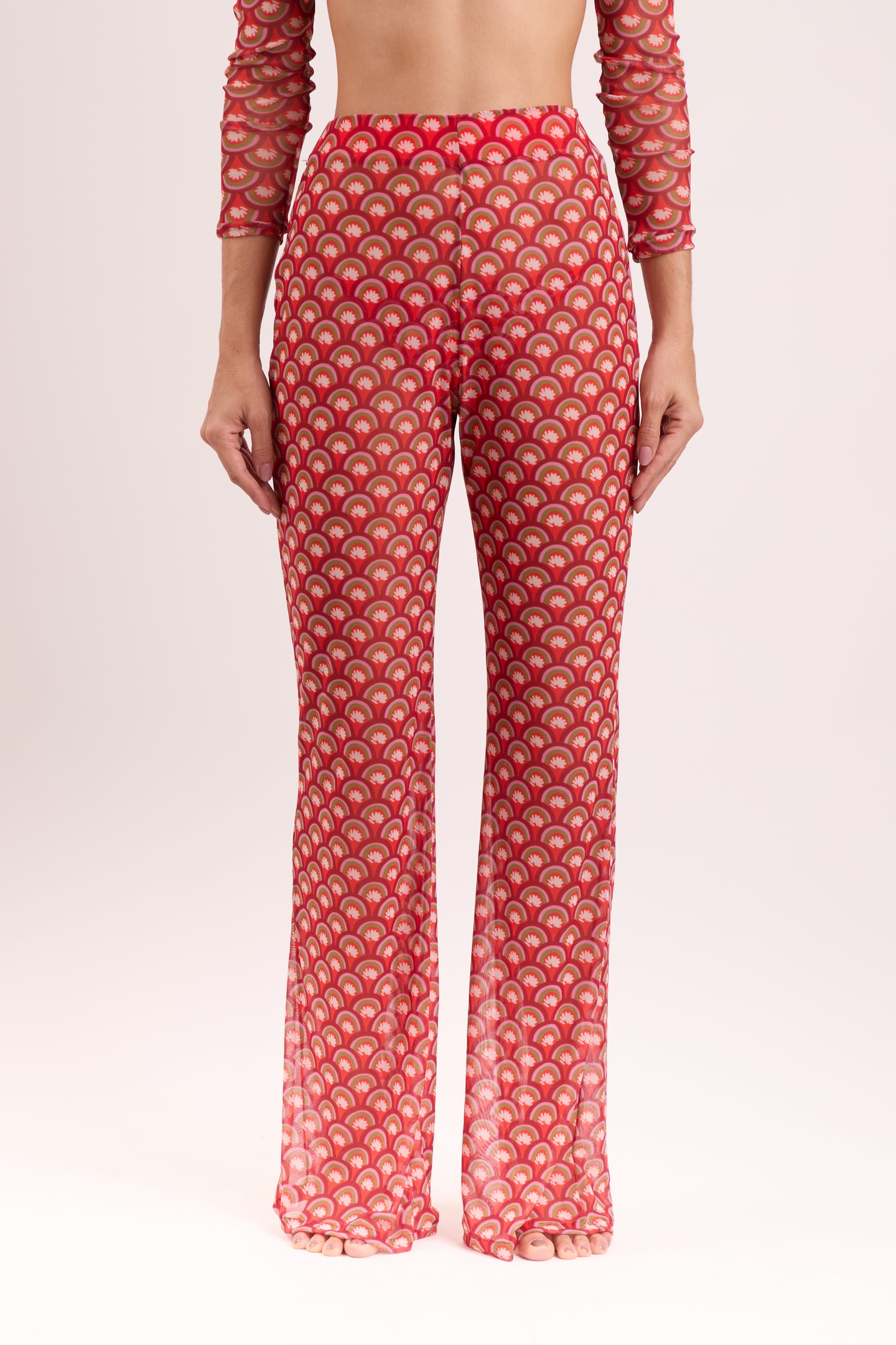 Floral-Scales Pants Lana