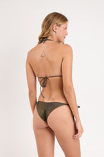 Load image into Gallery viewer, Model Back: Rio De Sol Bottom Bottom Radiante-Black Cheeky-Tie
