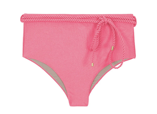 Product Front: Rio De Sol Bottom Bottom Shimmer-Confetti Belted-High-Waist