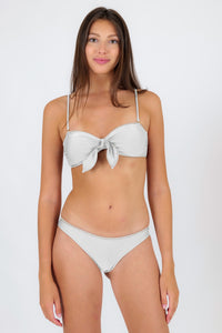Model Front: Rio De Sol Bottom Bottom Shimmer-White Essential