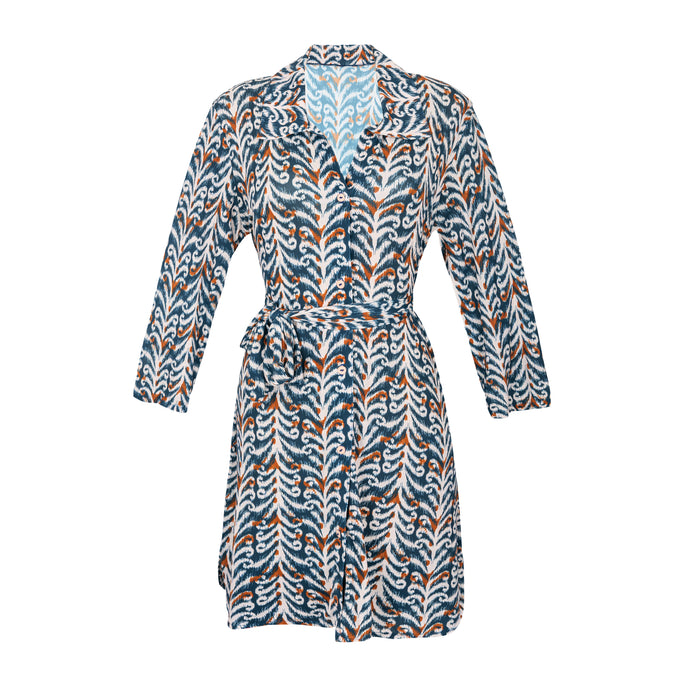 Product Front: Rio De Sol Shirtdress Ikat Chemise