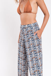 Image 08: Rio De Sol Beach Trousers Ikat Wide Pants