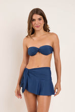 Load image into Gallery viewer, Model Front: Rio De Sol Beach Skirt Mini Skirt Navy
