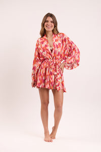 Model Front: Rio De Sol Beach Dresses Mirage Kimono