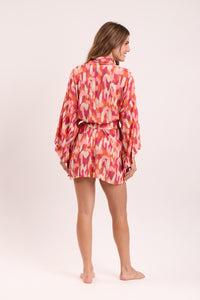 Model Back: Rio De Sol Beach Dresses Mirage Kimono