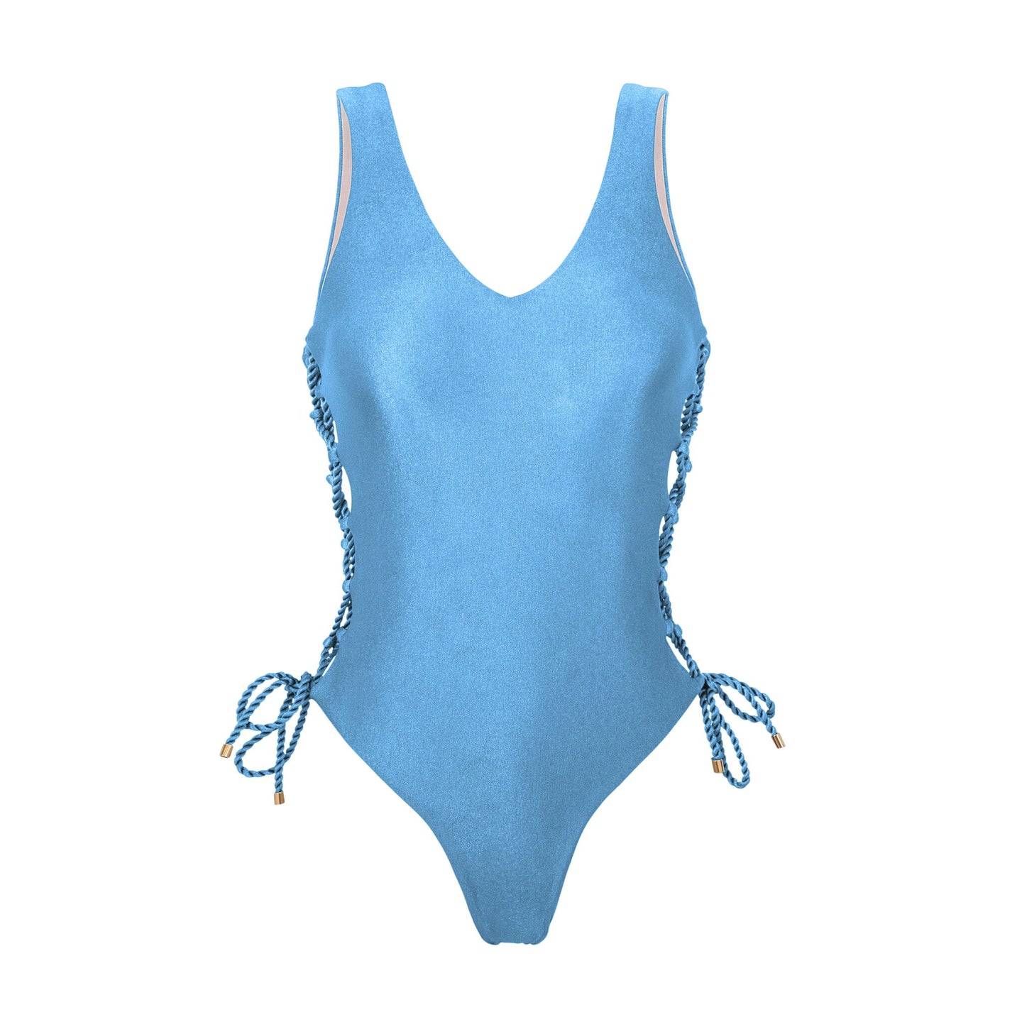 Product Front: Rio De Sol One-Piece Shimmer-Baltic-Sea Zoe