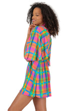 Load image into Gallery viewer, Image 04: Rio De Sol Mini Dress Tulip-Garden Mini Dress
