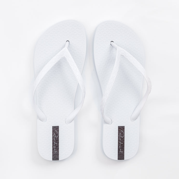 Product Front: Rio De Sol Flip-Flop White Slim