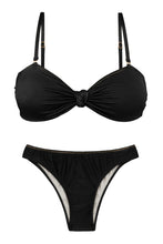 Load image into Gallery viewer, Set Shimmer-Black Bandeau-Joy Essential
