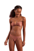 Load image into Gallery viewer, Top Shimmer-Copper Bandeau-Joy
