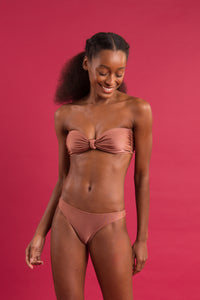 Top Shimmer-Copper Bandeau-Joy