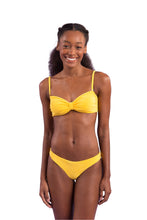 Load image into Gallery viewer, Set Malibu-Yellow Bandeau-Duo Essential
